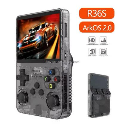 CONSOLA RETRO PORTATIL R36S (Negro)