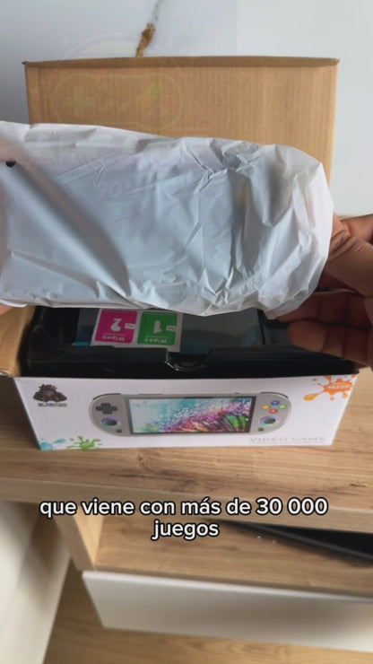 Consola portátil M22 Pro TV 128 GB con más de 30 000 juegos y mando inalámbrico